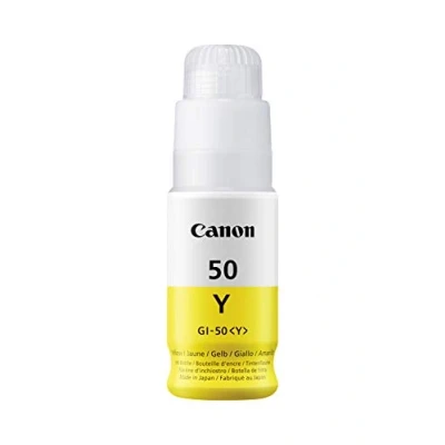 Image of Canon GI 50 Y, High Yield, Ink Bottle, Yellow