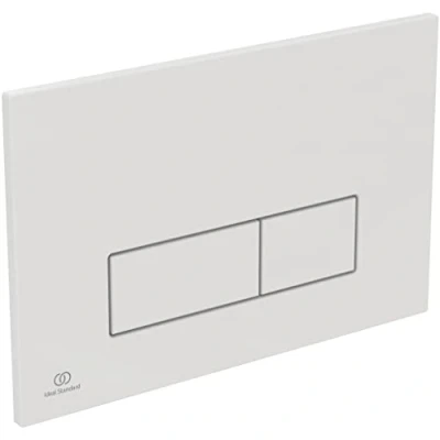 Image of Ideal Standard Oleas M2 Mechanical Toilet Flush Plate, R0121AC, White