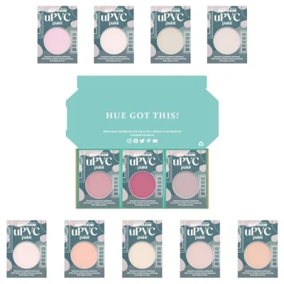 Image of Rust Oleum uPVC Paint in Matt Finish Sweet Pinks Tester Box