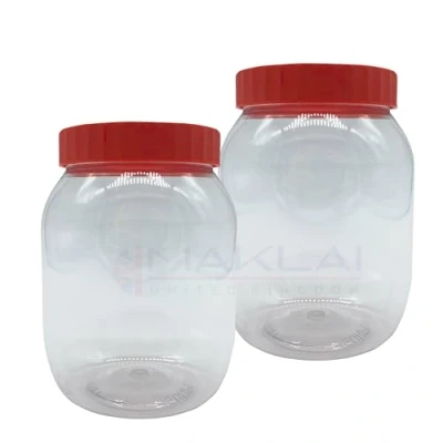 Image of Sunpet J0750 750ml Plastic Food Storage Canisters, Pack of 2, Red