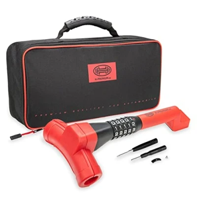 Image of HEYNER Car Steering Wheel Lock T Block PRO Anti Theft Protection bar 850400