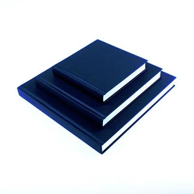 Image of SEAWHITE Black Cloth Hardback Artists Sketchbook 140gsm Square 195X195mm