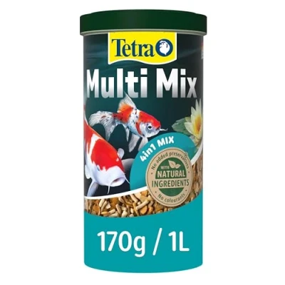 Image of Tetra Multi Mix Pond fish Food Variety 170g biologically balanced for mixed stock