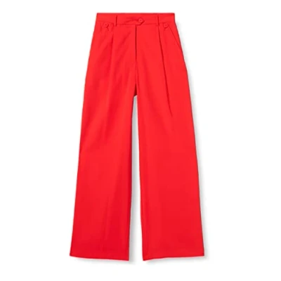Image of United Colors of Benetton Women&#039;s Trousers 45D5D900F, Red 35D, 48