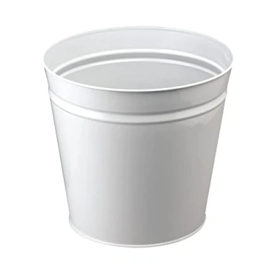 Image of Q Connect Metal Waste Bin 15 Litre Grey