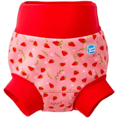 Image of Splash About Baby Happy Toddler Swim Nappy, Strawberry Field, 12 24 Months