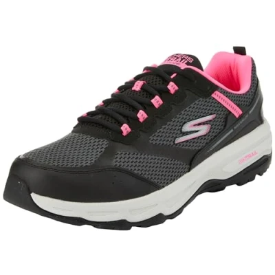 Image of Skechers Women&#039;s GO Run Trail Altitude Sneaker, Black 128200/BKPK, 3 UK