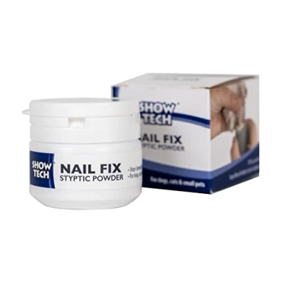 Image of Show Tech Nail Fix Styptic powder, Your Dog Grooming Expert, Haemostatic Quickly stops bleeding,For dogs cat &amp; small pets, 14g