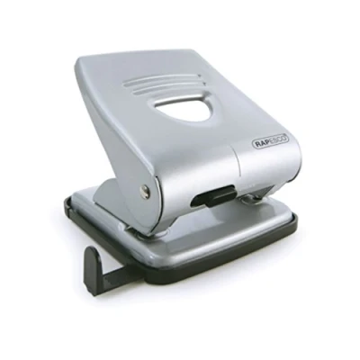 Image of Rapesco 1023 827 2 Hole Metal Punch, 30 Sheet Capacity, Silver