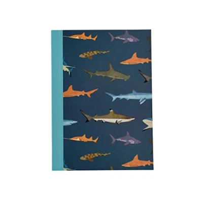 Image of Sharks A6 Lined Notebook