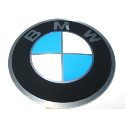 Image of BMW E21 E30 Wheel Hub Cap Badge Roundel Emblem Plaque 36131181082 Genuine