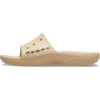 Image of Crocs Unisex Via Slide Sandal, Chai, 13 UK