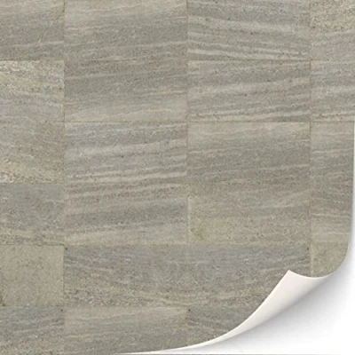 Image of 3 Sheets Self Adhesive Floor Tiles for Dollhouses Scale 1:12 (Natural Stone Tiles)