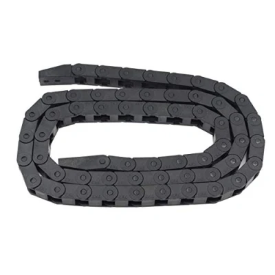 Image of Befenybay R18 Internal Size 7X7mm 1Meter Length Black Plastic Flexible Drag Chain Cable Wire Carrier Closed Type for 3D Printer and CNC Machines (7mmX7mm Close)