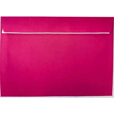 Image of C5 Coloured Envelopes for A5 Greeting Cards Wedding Invitations &amp; Crafts (162x229mm) Pack of 40 (Fuchsia Pink Peel Seal)