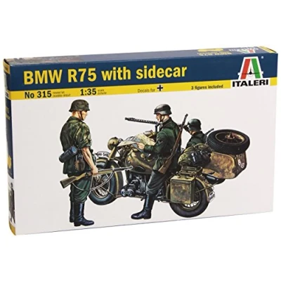 Image of Italeri 0315S, BMW R 75 with sidecar
