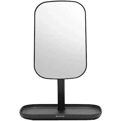 Image of Brabantia ReNew Digital Bathroom Scale Battery Powered Glass Weighting weighs up to 397 lb Accurate System Soft Non Slip Feet 4x AAA Batteries Included Beige 30 x cm