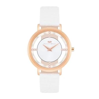Image of Rhodenwald &amp; Söhne Womens Female Genuine leather Watch 36,0 mm Rose Gold Stainless Steel (archived) One Size