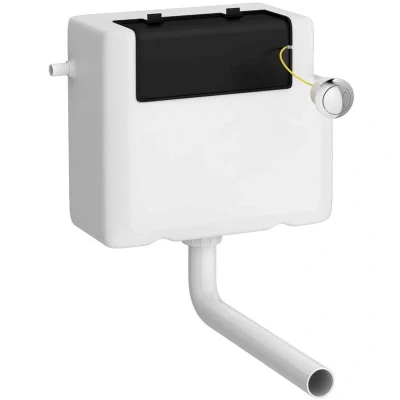 Image of Nuie Dual Flush Concealed Cistern with Chrome Push Buttons XTY008