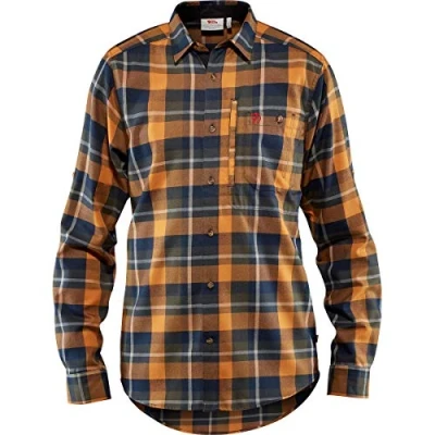 Image of Fjallraven Men&#039;s Fjällglim M Long Sleeved T shirt, Green, XS UK
