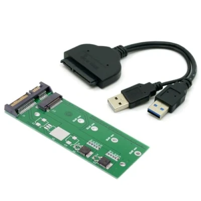 Image of CY SATA Adapter USB 3.0 Cable For ASUS EP121 UX21 UX31 SANDISK ADATA XM11 SSD 2.5&quot; 3.5&quot;
