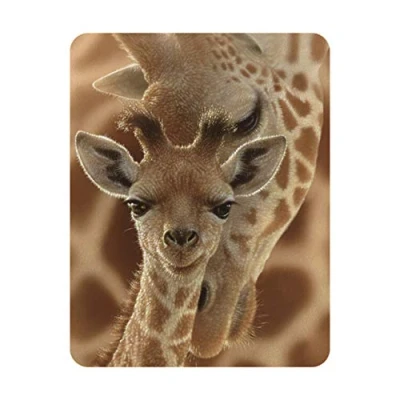 Image of 3D LiveLife Magnet Newborn from Deluxebase. Lenticular Giraffe Fridge Magnet. Magnetic decor for kids and adults with artwork licensed renowned artist, Collin Bogle