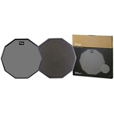 Image of Stagg TD 12R Ten Sided Desktop Practice Pad for Silent Stick 12&quot;