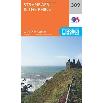 Image of Explorer 309 Stranrear &amp; The Rhins Map With Digital Version
