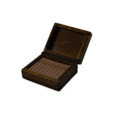 Image of Melody Jane Dolls House Miniature Box of Cigars Pub Bar Gentleman&#039;s Accessory
