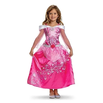Image of DISGUISE 156039M EU 100th Anniversary Aurora Classic (Eu) Fancy Dress, XS (3T 4T), 3 4