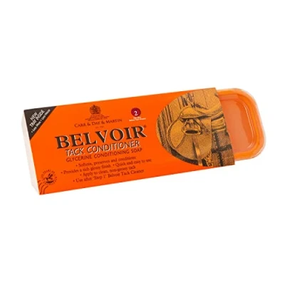 Image of Belvoir Tack Conditioner Glycerine Saddle Soap x Pack of 2 Bars