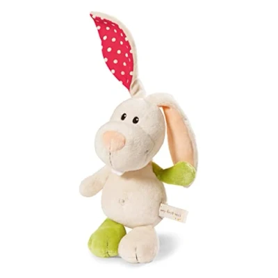 Image of NICI 39685 Cuddly Toy Rabbit Tilli 25 cm Stuffed for Babies, Toddlers and All Lovers Beige, 1 Piece (Pack of 1)