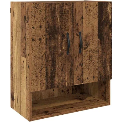 Image of vidaXL Wall Cabinet Old wood 60 x 31 70 cm Engineered