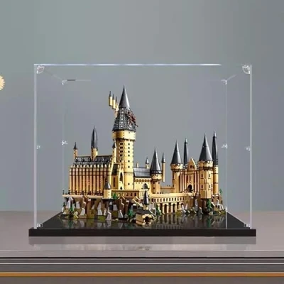 Image of Transparent Acrylic Display Case for Lego 71043 Hogwarts Castle, Dustproof Compatible with (Lego Model Not Included) A,2MM