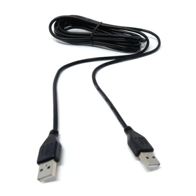 Image of 3m USB to 2.0 24AWG A (Male Male) High Speed Data Transfer Lead Cable (10ft, Black)