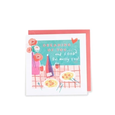 Image of Kindred Dreaming Of You And Food Valentines Card
