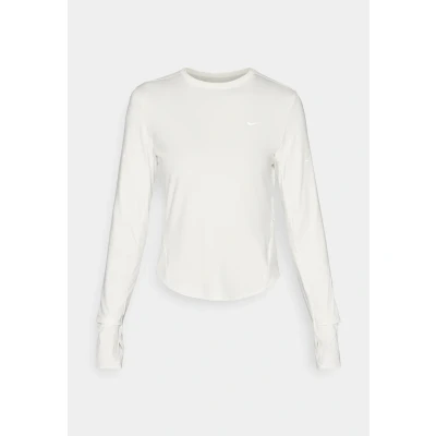 Image of Nike Performance Swift Long sleeved top, Women&#039;s, Size: Large, Sail/reflective silver
