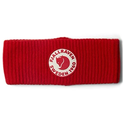 Image of Fjallraven Unisex 1960 Logo Headband Hat, True Red, One Size UK