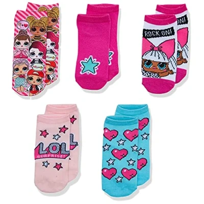 Image of L.O.L. Surprise! Socks Lol 5 Pack Shorty girls