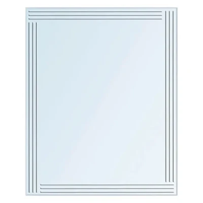 Image of Showerdrape Kensington Wall Mounted Diamond Cut 60 x 45cm Bathroom Mirror