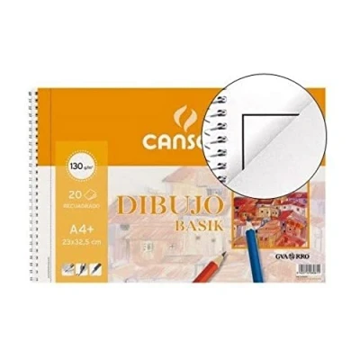 Image of Gvarro Canson A4 130 Notepad 20 Pages