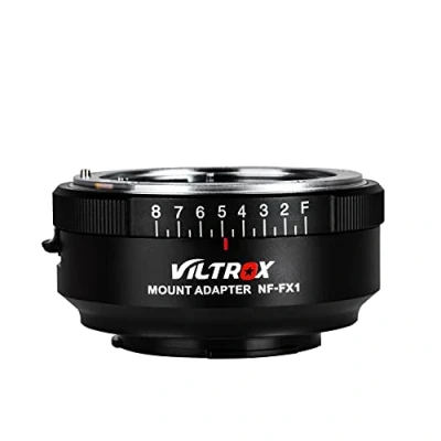 Image of Viltrox NF FX1 Lens mount Adapter,Aperture Adjustment for Nikon G &amp; D to Fuji X Mirroless Camera T2 T3 T4 T20 T10 E3 A3 PRO2 A20