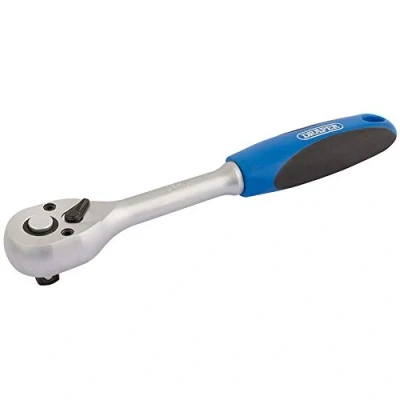 Image of Draper 72 Tooth Reversible Soft Grip Ratchets, 3/8&quot; Sq. Dr.
