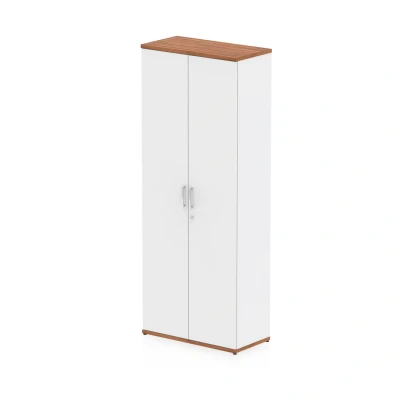Image of Impulse 2000mm Cupboard Walnut and White