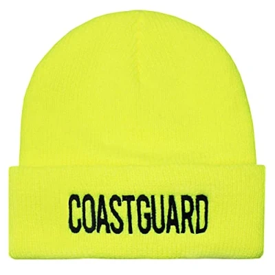 Image of TeddyTs Personalised Bright Neon Thermal Insulated Beanie Hat (Neon Yellow)