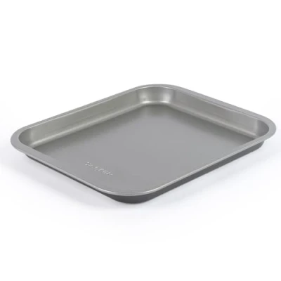 Image of Salter Essentials 31 cm Baking Tray Non Stick Coating, Rectangular Oven Sheet, Dishwasher Safe, Easy to Clean, Made in The UK, Durable Chip/Cookie Tray, Lightweight, PFOA Free, BW13665