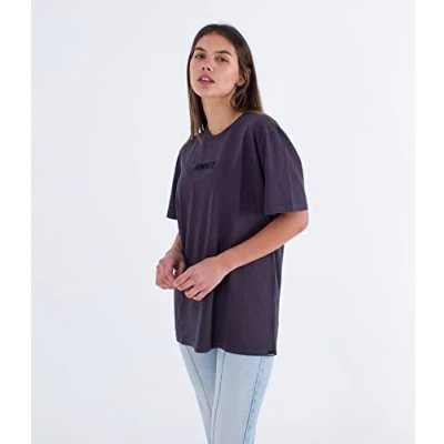 Image of Hurley Men&#039;s Fastlane Tee T Shirt, Dk Stone Grey, S