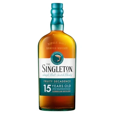 Image of The Singleton 15 Year Old Single Malt Scotch Whisky 40% vol 70cl Fruity Chocolatey &amp; Subtly Spiced Scottish Speyside with Rich Character