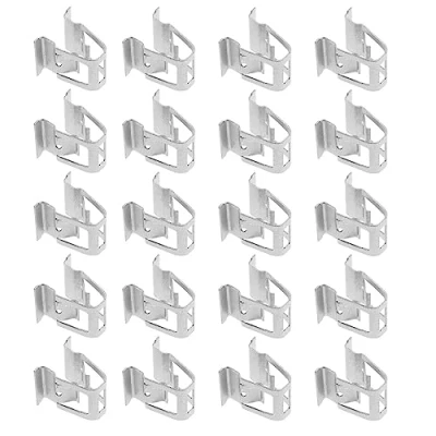 Image of OTOTEC 20PCS Car Tailgate Lid Lining Fasteners 8T0853107 Metal Boot Trim Retainer Buckle Clip Mounting Bracket Interior Fittings