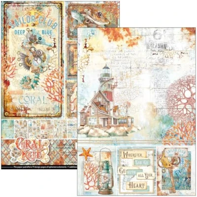 Image of Ciao Bella Coral Reef A4 Creative Pad